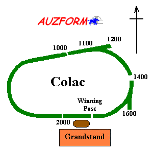 Colac race track supplied by www.auzform.com.au