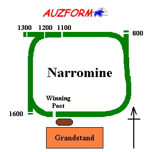 Narromine race track supplied by www.auzform.com.au
