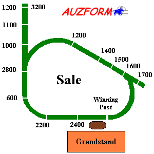 Sale race track supplied by www.auzform.com.au