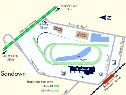 Melbourne race track supplied by www.auzform.com.au
